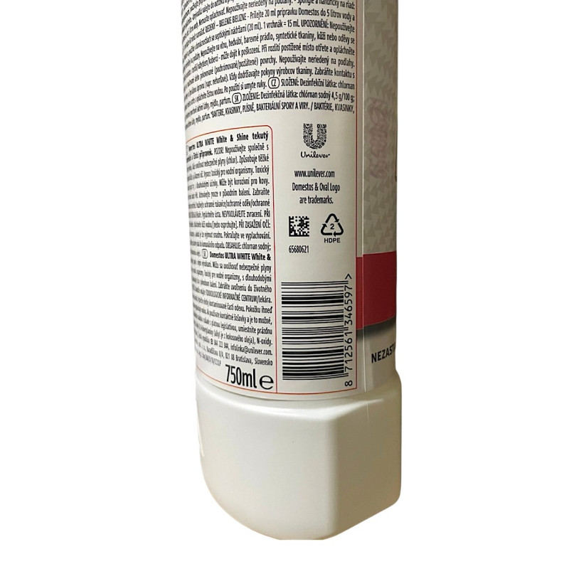 Засіб для чищення унітаза Domestos 0,75 л Білий 6597