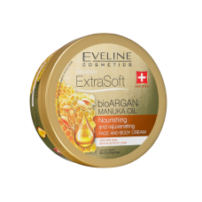 Крем для лица и тела EVELINE EXTRA SOFT bio ARGAN MANUKA OIL омолаживающий 175 мл 5360