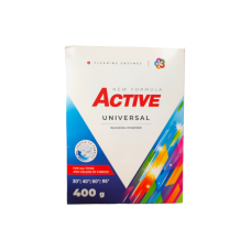 Пральний порошок Active автомат 400 г. універсальний