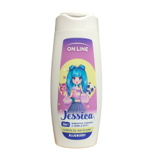 Гель шампунь 3 в 1 дитячий JESSICA On Line 400 мл. 1895
