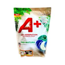Капсули для прання А+ Pro Nature 4 в 1 56 штук 6186
