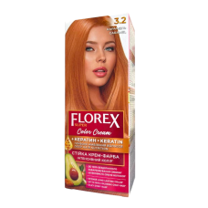 Фарба для волосся Florex Super 3.2 карамель 100 мл