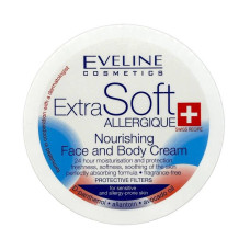 Крем для лица и тела EVELINE EXTRA SOFT ALLERGIQUE питающий 200 мл 8748