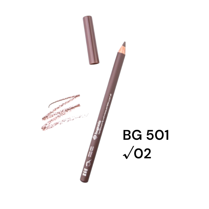 Олівець для брів Bogenia BG 501 002 Smoky Topaz