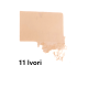 Пудра для обличчя ЕVELINE Beauty line ivory 011 9 г. - фото 2
