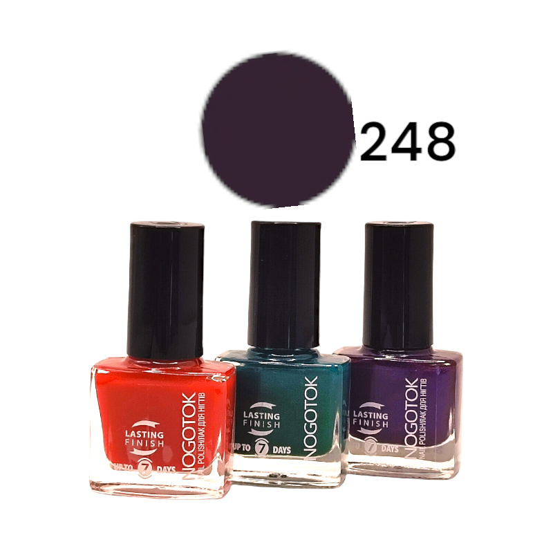 Лак для нігтів NOGOTOK Style color №248 6 мл 3329.