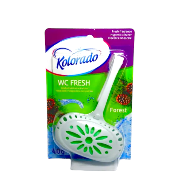 Туалетний блок для унітаза Kolorado WC Fresh Forest Сосна 40 г.