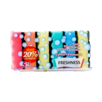 Губки кухонные ТМ Freshness 5+1 шт.