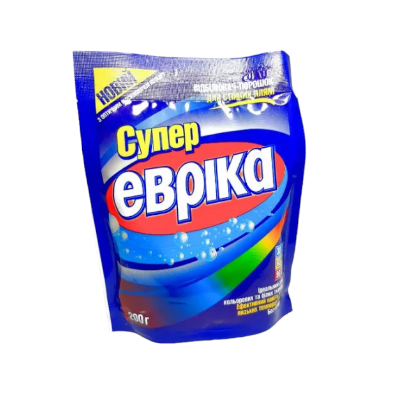 Відбілюючий засіб Супер Евріка з активним киснем 200 г.
