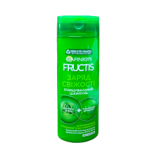 Шампунь Garnier Fructis Заряд свіжості Для жирного волосся з екстрактом огірка 400 мл.