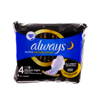 Гігієнічні прокладки ALWAYS Ultra Secure Night 6 шт.
