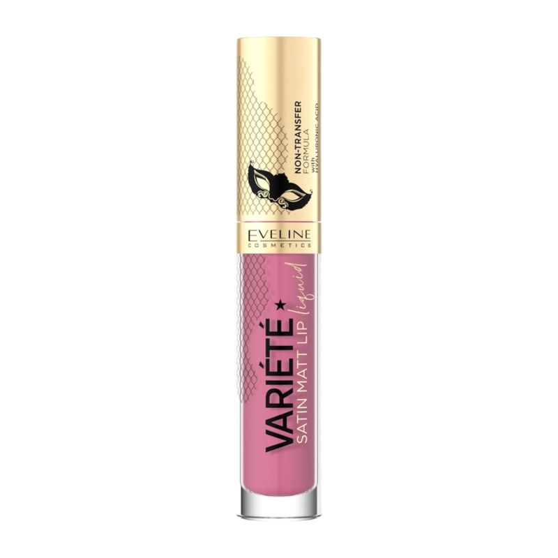 Помада для губ рідка матова з гіалуроновою кислотою EVELINE VARIETE PERFECT MATTE LIP INK N 14 7330
