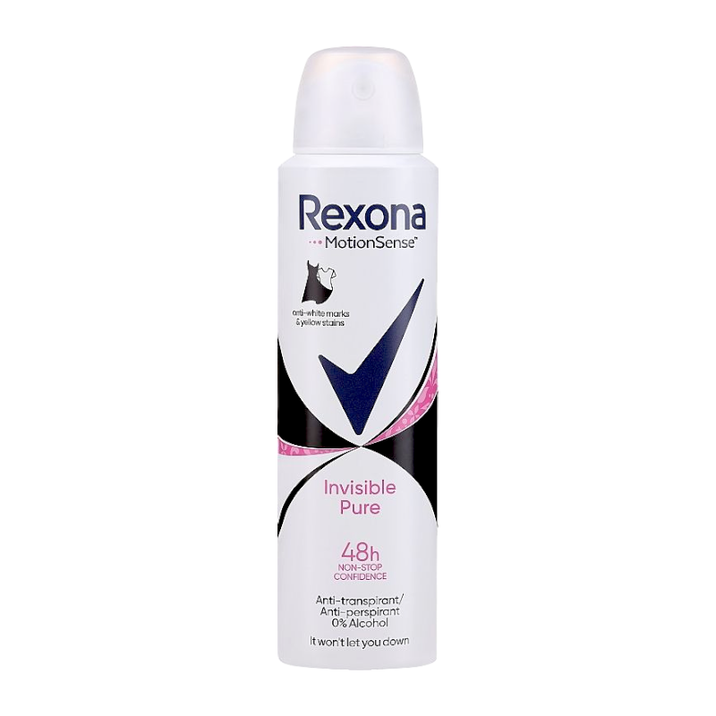 Антиперспірант аерозоль Rexona Invisible Pure 150 мл 5988