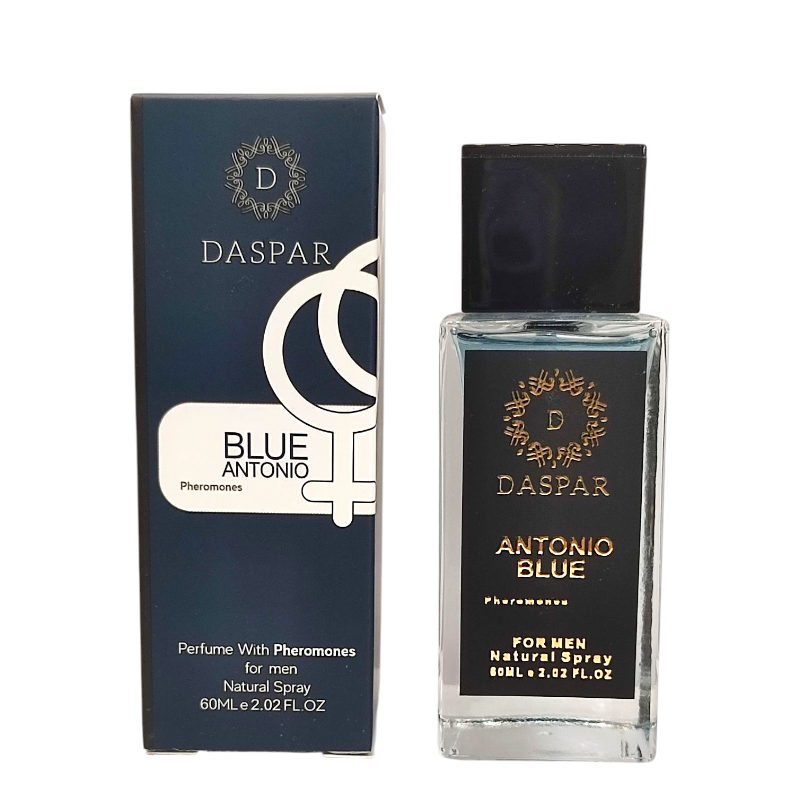 Парфумована вода DASPAR Феромони чоловіча Antonio Blue 60 мл 1950