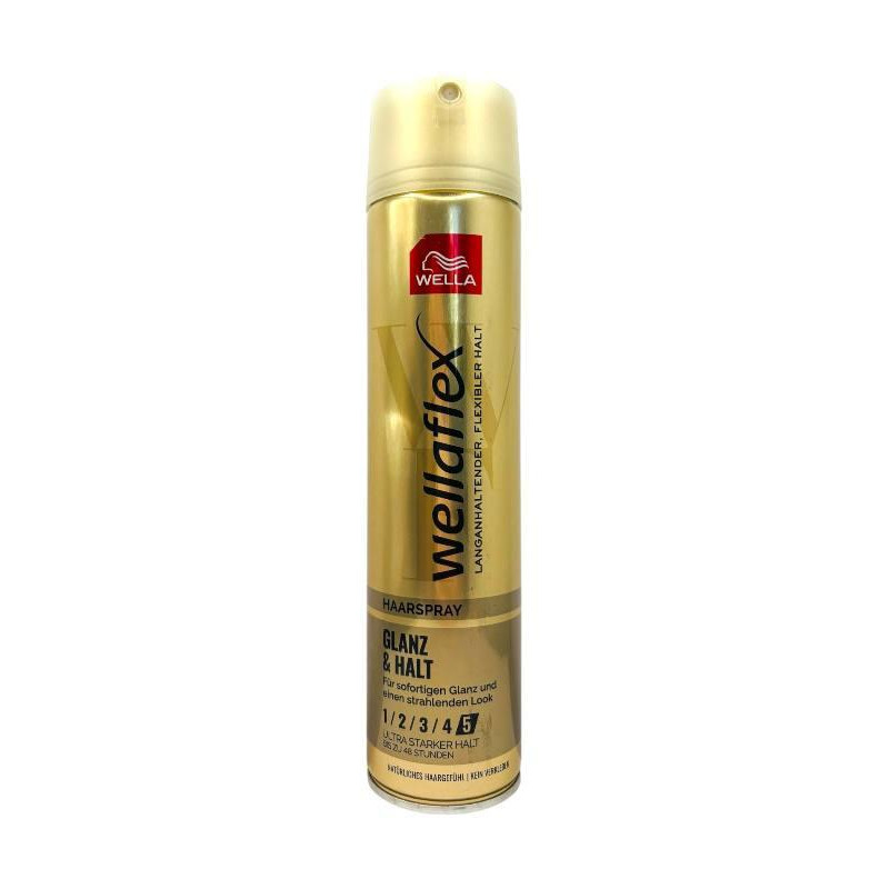 Лак для волосся Wellaflex Glanz & Halt 5 250 мл.