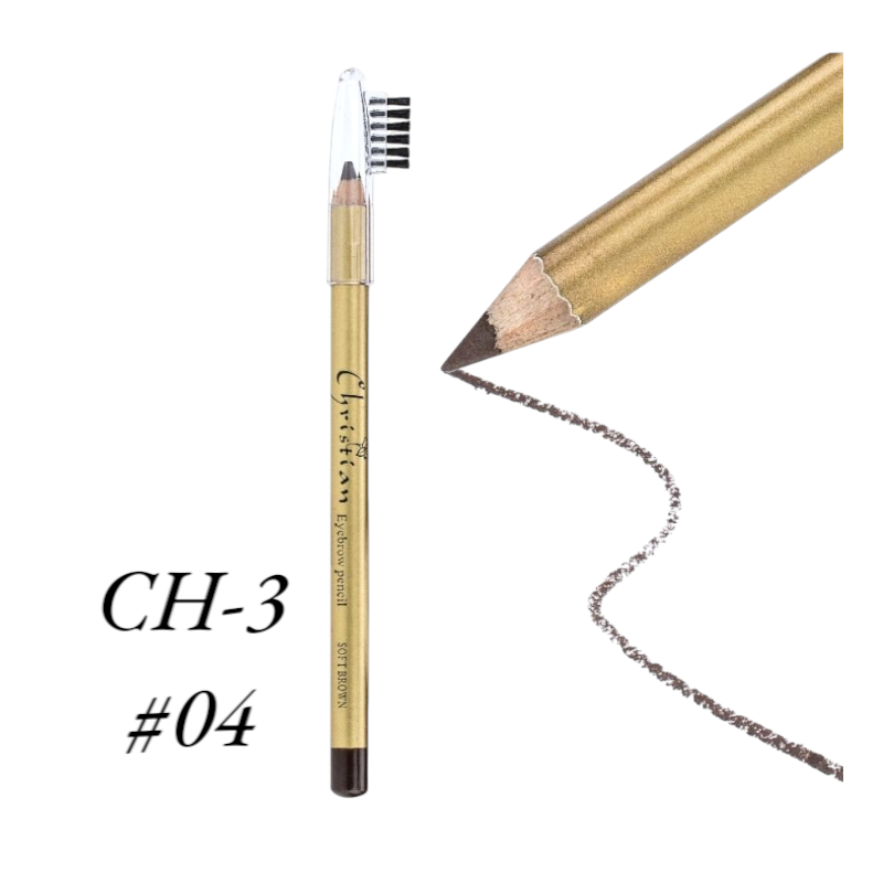 Олівець Christian CH-3 для брів No04 soft brown