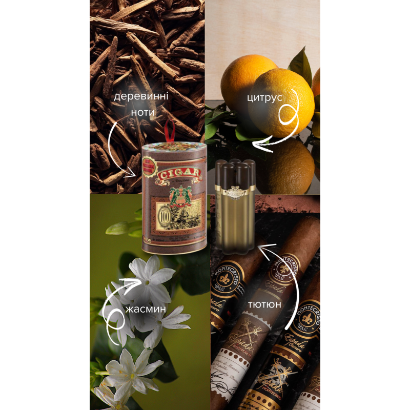 Вода туалетна чоловіча Parfums Parour Remy Latour Cigar 100 мл.
