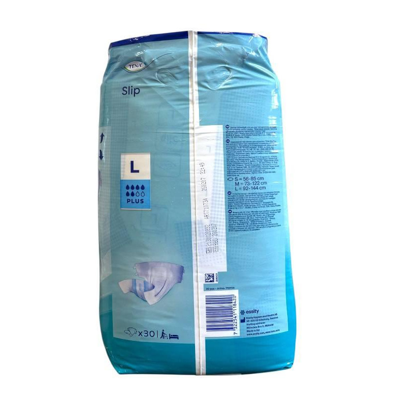 Підгузок TENA для дорослих Slip Plus Large 30 шт.