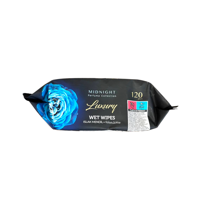 Вологі серветки HUGVA Luxury Midnight 120 шт.