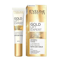 Крем для кожи вокруг глаз Eveline GOLD LIFT EXPERT против морщин SPF 8 15 мл 1975