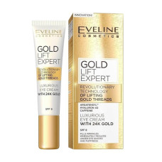 Крем для шкіри навколо очей Eveline GOLD LIFT EXPERT проти зморшок SPF 8 15 мл 1975