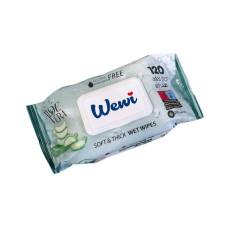 Серветки вологі WEWI Aloe Vera 120 шт.