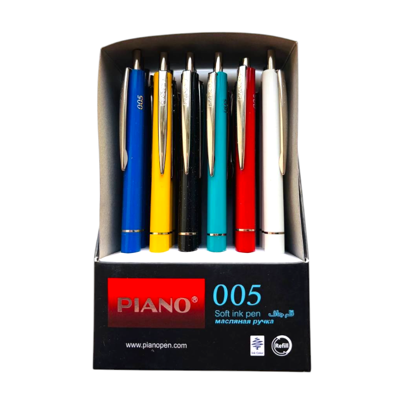 Ручка кулькова ТМ Piano синя 24 шт 2338
