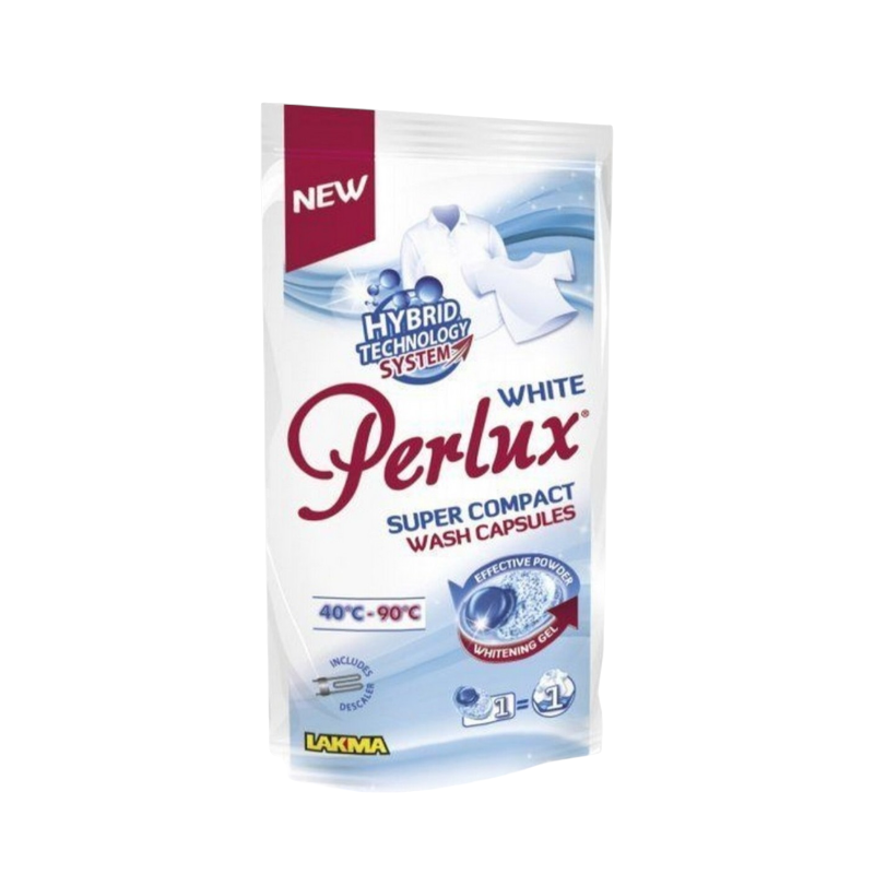 Капсули для прання Perlux super compact white 2 шт 0140 Уцінка