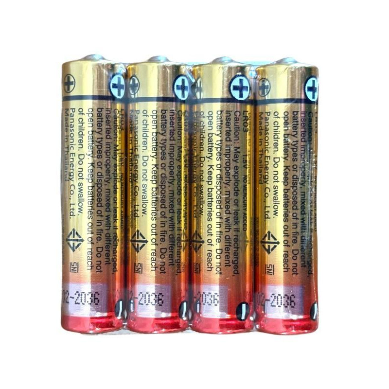 Батарейка PANASONIC LR03 Alkaline Power 1х4 шт shrink 7028
