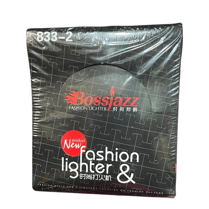 Запальничка п'єзо Bossjazz 833-2 з гумовим покриттям блок 50 шт.