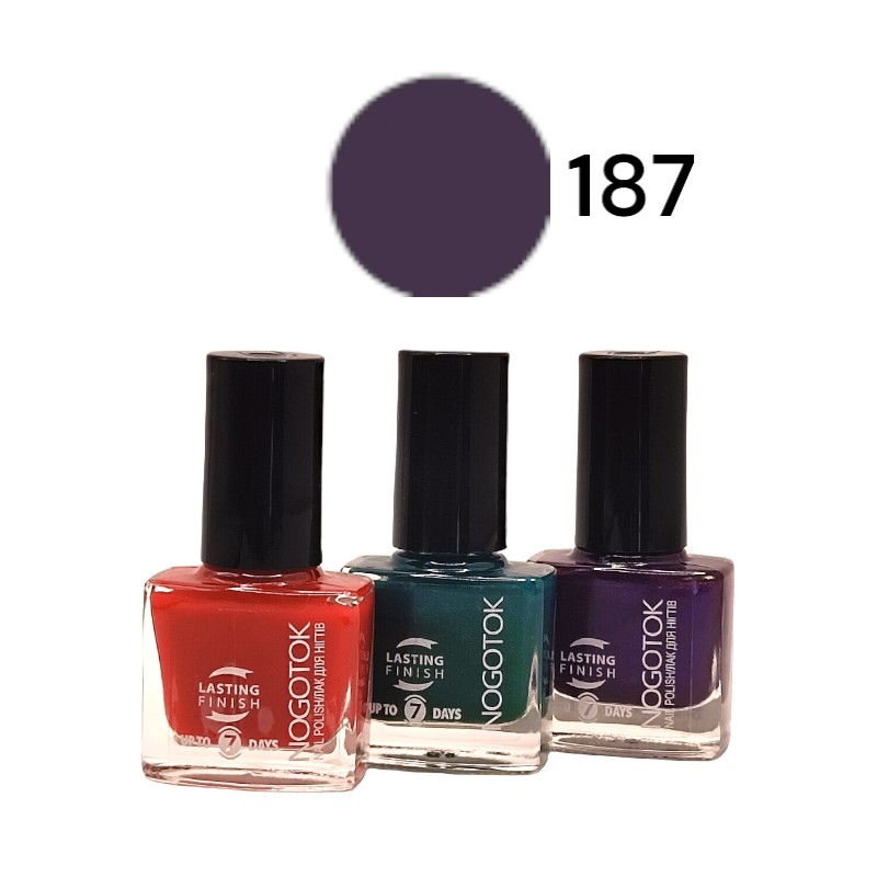 Лак для ногтей NOGOTOK Style color №187 6 мл 4440.