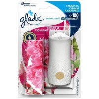Освіжувач повітря мініспрей Glade Півонія та соковиті ягоди змінний балон 10 мл 4214