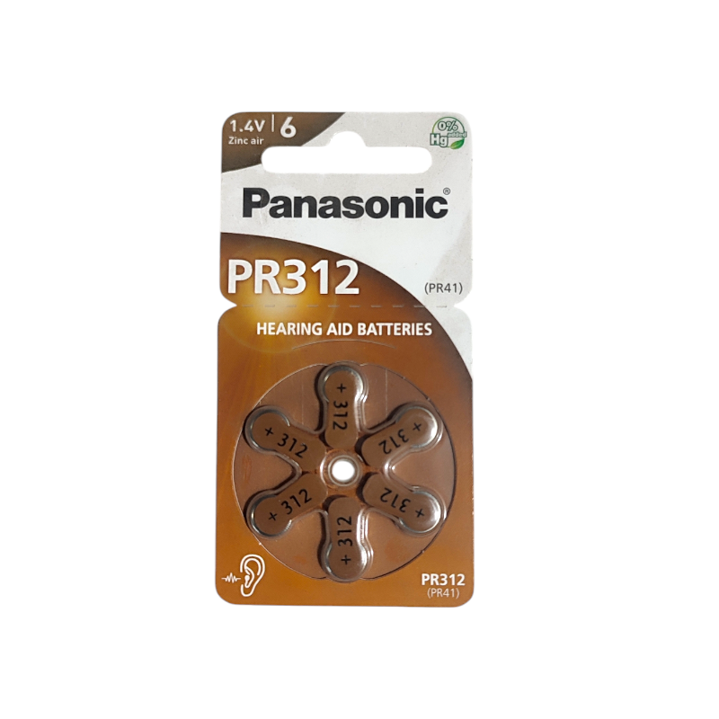 Батарейка PR-312/6LB PANASONIC 6 шт. планшет 7031
