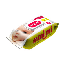Вологі серветки дитячі MI MI Фібротекс Клапан 120 шт.