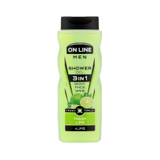 Гель-шампунь для душу On Line Fresh Lime Чоловічий 400 мл.