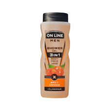 Гель-шампунь для душу On Line Spicy Orange Чоловічий 400 мл.