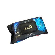 Вологі серветки HUGVA Luxury Midnight 120 шт.