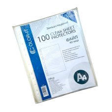 Файл А4 40 мкм C 100 шт 4008