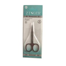 Ножиці манікюрні Zinger Manicure вигнуті 9.0 см неіржавіюча сталь вузькі