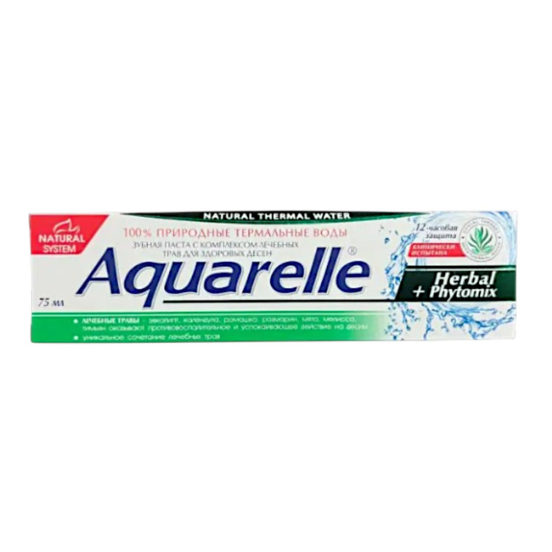 Зубна паста Aquarelle Herbal+Phytomix 75 мл. 6226