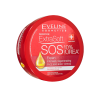 Крем для обличчя і тіла EVELINE EXTRA SOFT: S.O.S 10% UREA регенеруючий 175 мл 5346