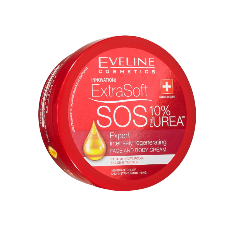 Крем для лица и тела EVELINE EXTRA SOFT: SOS 10% UREA регенерирующий 175 мл 5346