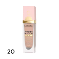 Тональна основа EVELINE WONDER MATCH LUMI No20 nude 30 мл. 3485