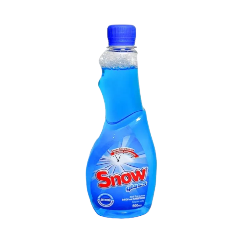 Засіб для миття скла Snow glass яскраве небо запаска 500 мл. 0448