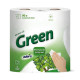 Рушники кухонні ZEBRA Green тришарові 10 м. 2 рулони 0144 - фото 1