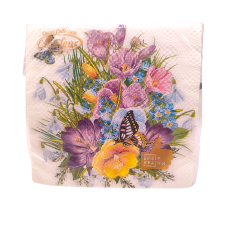 Серветка La Fleur Первоцвіт 33х33 2 шари 16 шт.
