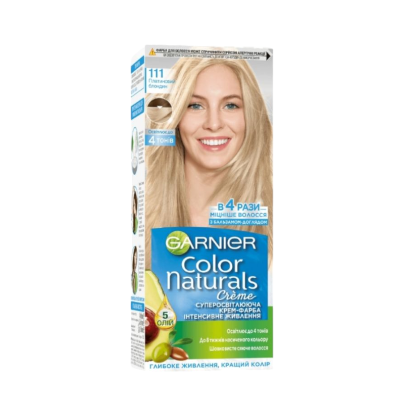 Фарба для волосся GARNIER Color Naturals 111 Платиновий блондин Уцінка