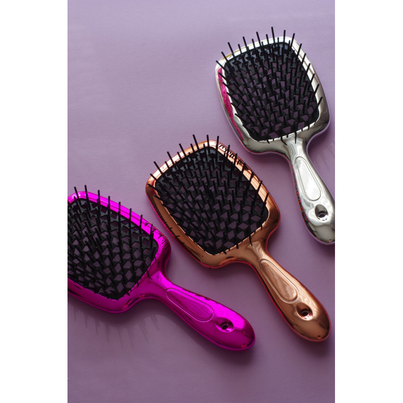 Гребінець для волосся HollowComb масажний продувний дзеркальний 20 см
