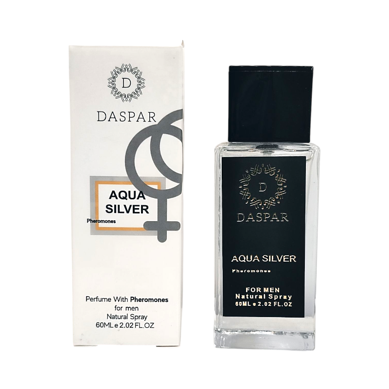 Парфумована вода DASPAR Феромони Aqua Silver чоловіча 60 мл 2469
