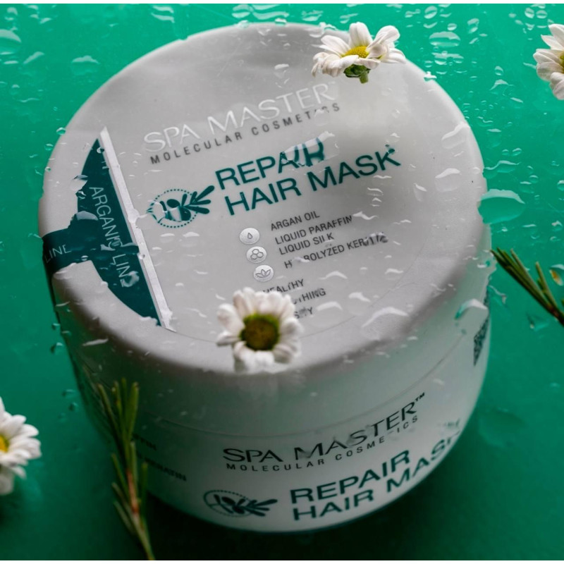 Маска для волосся відновлююча Spa Master Prof 101 SM з аргановою олією 500 мл.